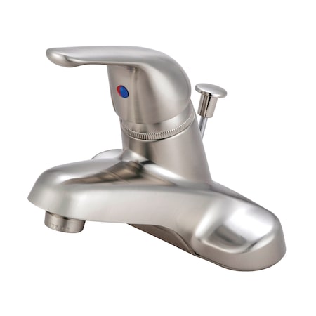 Kingston Brass 4" Centerset Bathroom Faucet, Brushed Nickel KB548
